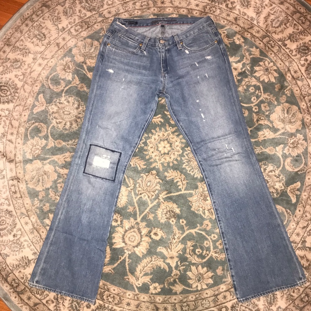 Paper Denim and Cloth Distressed Jeans
